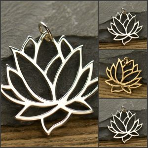 Lotus Flower Pendants - C477