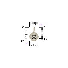 Compass Charm Dangles -  New Journey, Graduation, Nautical, Gift for Loved One. Choose Your Favorite