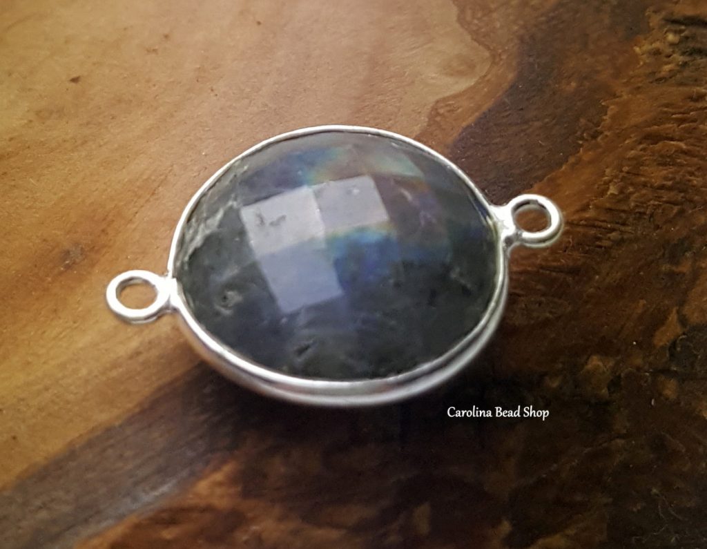 Labradorite 18mm Bezel, Stones, Gemstones, Findings, Bracelets, Pendants
