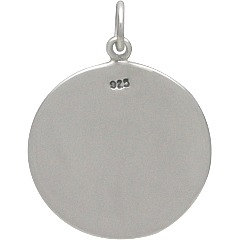 Granulation Dandelion Charm -  C3127, Sterling Silver, Gift for Mom, Sister