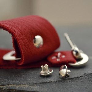 Sterling Silver Rivet- Embellishments, Findings, Leather Design, C2869