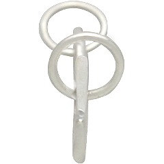 Openwork Arrow Festoon, C410, Sterling Silver, Necklace Link Pendant, Archery, Hunter, Sportsman, Southwest