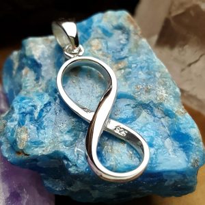Sterling Silver Infinity Pendant - Figure Eight Charms, Love, Eternity