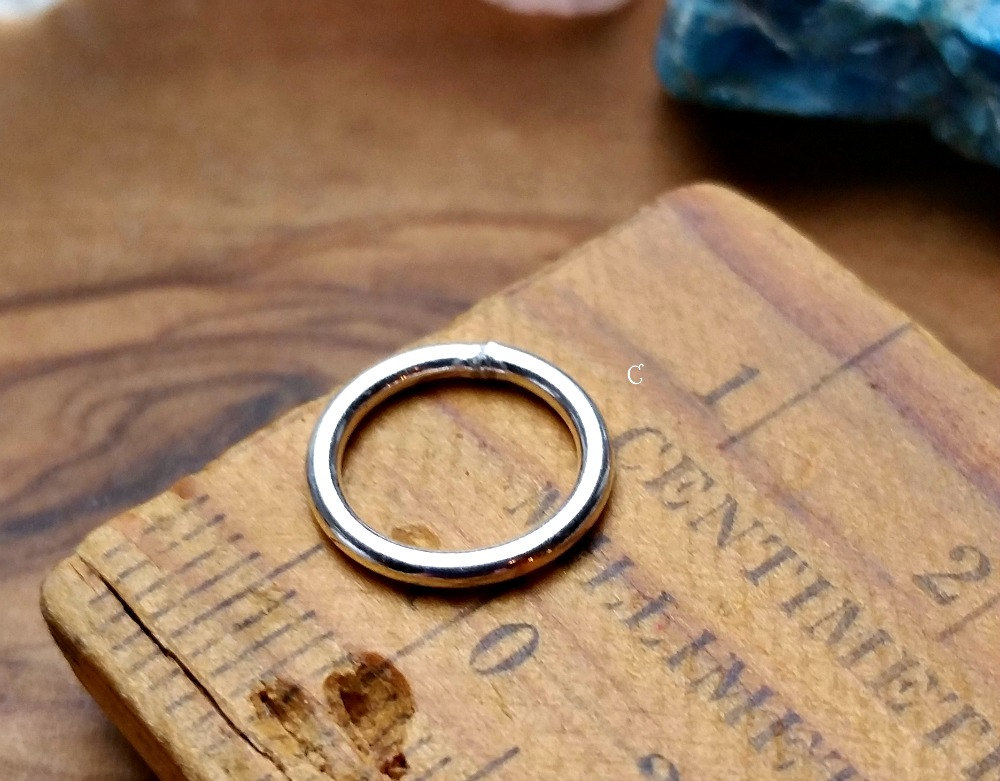 10mm 17ga Closed Jump Rings - Sold By 10PK, Findings, O Rings