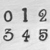 Jeanie Font Metal Number Stamp Set- 4mm Number Stamp Set - Stamping Tools