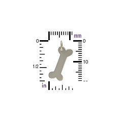 Dog Bone Charm - C801, Sterling Silver or Silver Plated, Pets, Mans Best Friend, Love, Kindness, Compassion