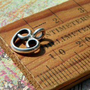 10mm Prayer Heart Charms - Hill Tribe Silver, Religious Charms, Hearts, Faith, Love, Spiritual