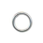 6mm  20ga Closed  Jump Rings (10PK) - Findings, Closed Rings, Sterling Silver