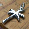 Sterling Silver Palm Tree Charm -  Trees, Sealife, Nautical, CS3570, Large Quantity Disc