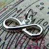 Polished Sterling Silver Infinity Charm