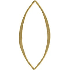 Large Natural Bronze Marquis Link