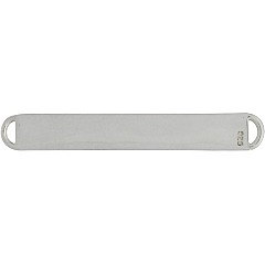Sterling Silver Bar - Bracelet Link Stamping Blank - C2870, Connector Bar - Name Bar