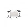 Sterling Silver Rectangle Stamping Blank to use with Envelope Pendant