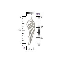 Angel Wing Charm - Small - C696, Guardian Angel, Aviary, Bird Wing, Feather, Choose Your Favorite Style