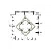 Petaled Clover Link Sterling Silver  - C1175, Good Luck Charms, Links, Pendants