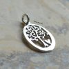 Oval Tree Of Love Sterling Silver Pendant - Family, Children, Ancestry, Bonding, Woodlands