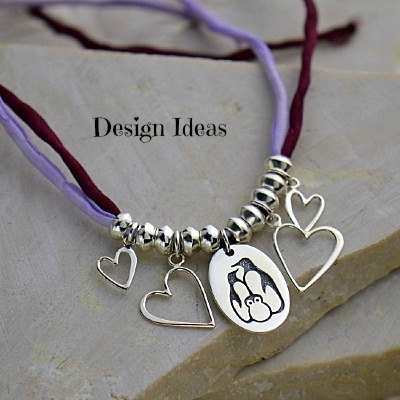 Sterling Silver Open Heart Charm - C2769, Tiny Heart Charms, Love, Romance