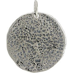 Sterling Silver Ancient Coin Charm with Lion Head - C1108