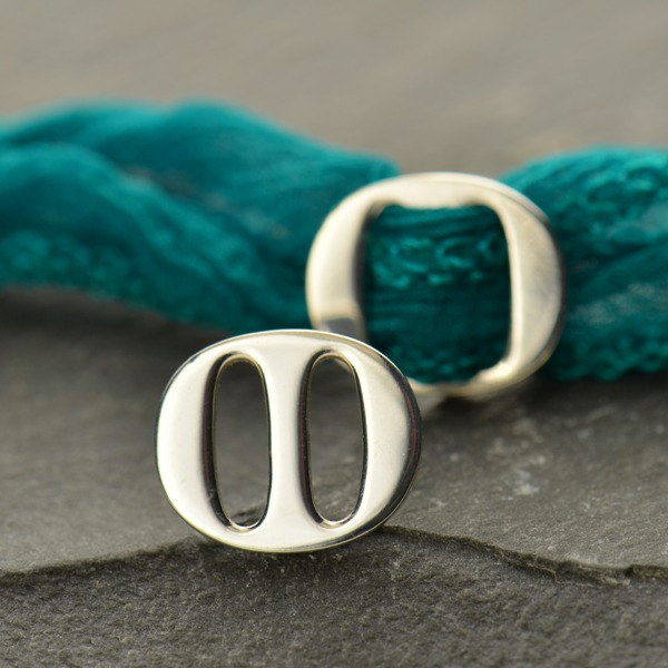 Sterling Silver Buckle Adjuster, Findings, Clasps, C1377