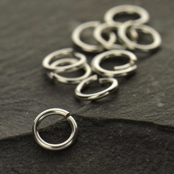 6mm 20ga Open Jump Rings - BULK DISCOUNTS, Jewelry Supplies, Findings
