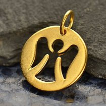gold plated charm