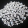 Moonstone 3mm Sterling Silver Hand Wrapped Chain, Sold by Ft.