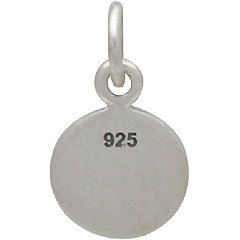 Etched Moon and Stars Charm - C1631, Celestial Charms, New Beginnings, Gift for Friend