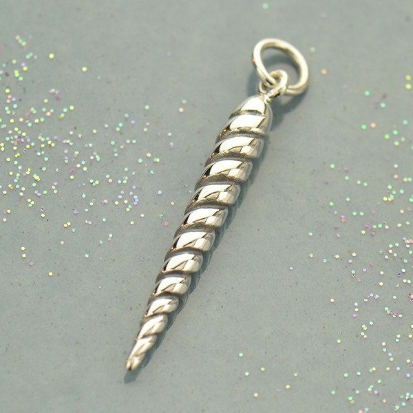 Realistic Unicorn Horn Charm - C1655, Fantasia Collection, Mystical, Magical