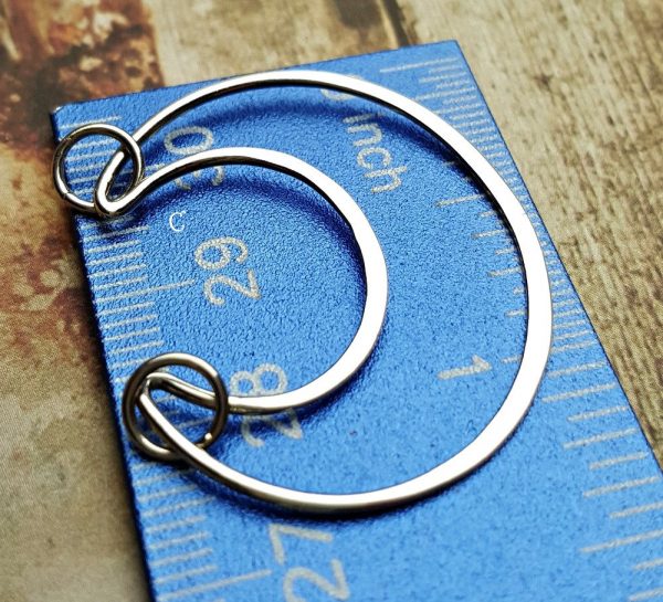 Sterling Silver Crescent Moon Pendant  - C2781, Celestial Charms