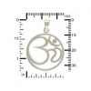 Sterling Silver Large Ohm Pendant - C879