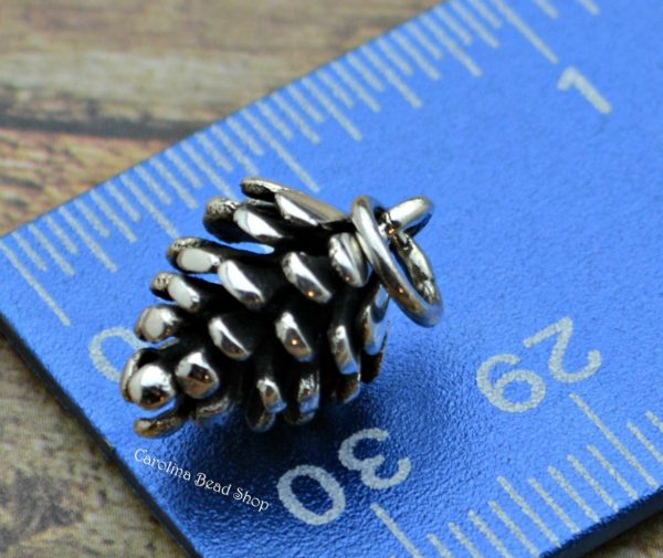 Pine Cone Pendant Sterling Silver - C093, Woodlands, Trees, Evergreen, Design Ideas Lets Get Creative