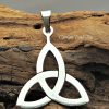 Celtic Triquetra Pendant - Stainless Steel, Marquis Shapes, Pendant