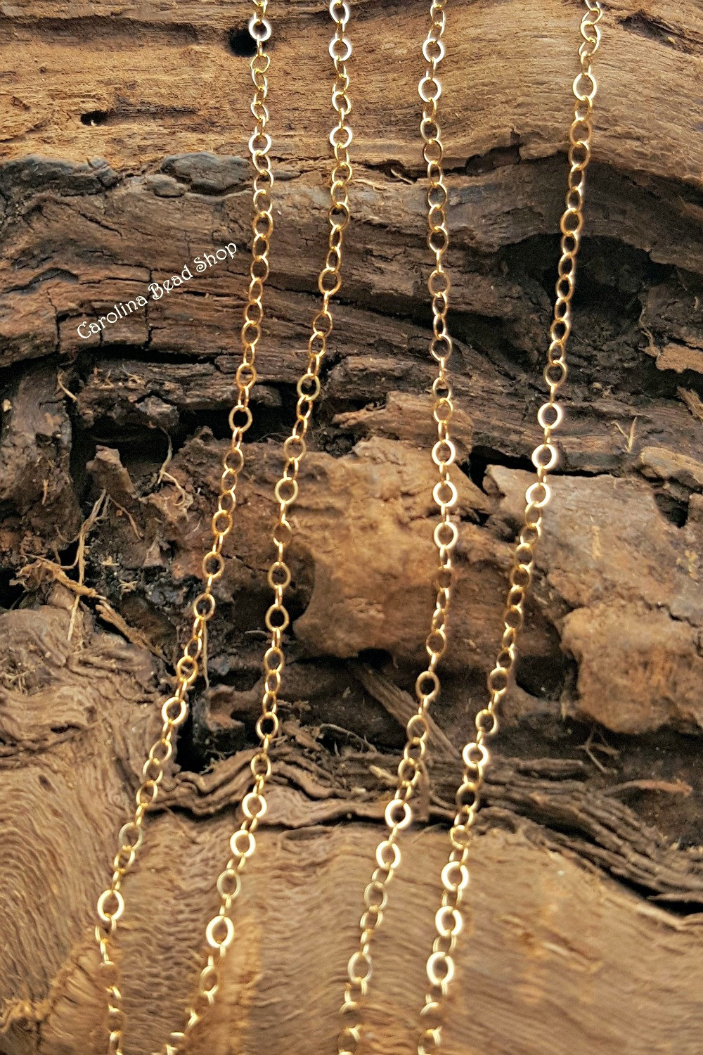 Gold Fill 1.4mm Flat Cable Bulk Chain - 5 10 20 50 100 Ft