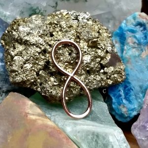 Small Rose Gold Infinity Links