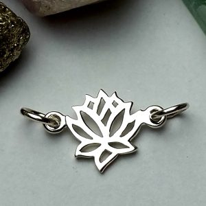 Sterling Silver Lotus Link - C1264 - QD