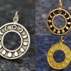 Moon Phases Pendants - A1753, Choose Your Favorite