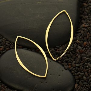 Large Natural Bronze Marquis Link