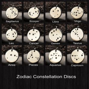 Silver Zodiac Constellation Disc - C13 Series