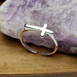 Sterling Silver Cross Ring
