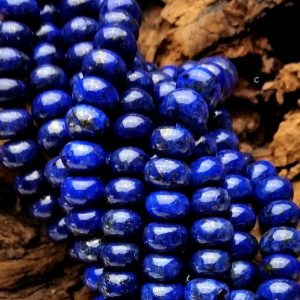Lapis Lazuli Rondelle Beads - 16" Strand