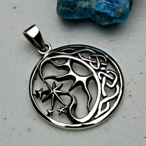 Sterling Silver Celtic Sun Pendant