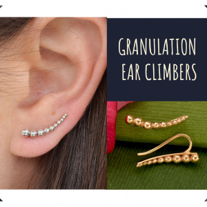 Granulation Ear Climbers - 3167, Two Styles