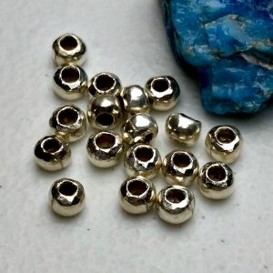 Thai Hill Tribe Silver Large Hole Spacer Bead