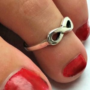 Sterling Silver Infinity Toe Ring