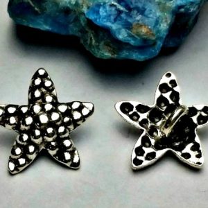 Hill Tribe Silver Starfish Button Clasp