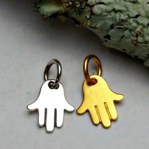 Tiny Hamsa Hand Charms - C951