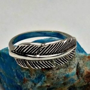 Sterling Silver Feather Ring