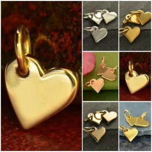 Tiny Heart Charms - 6 Styles, C913