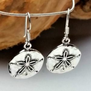 Sterling Silver Sand Dollar Earrings