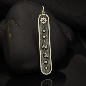 Sterling Silver Solar System Pendant - A4099